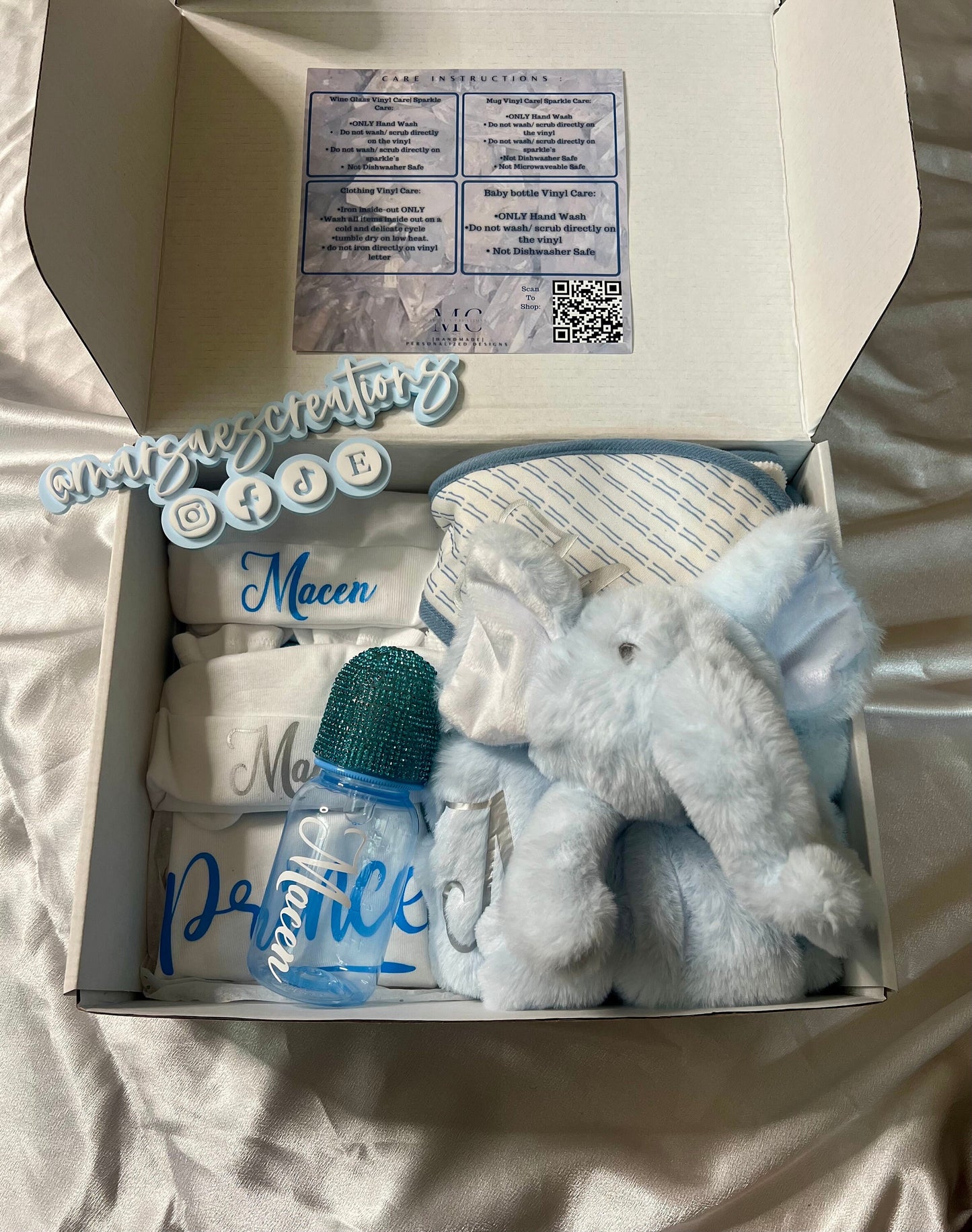 Personalized Custom Babyshower Gift Box Sets