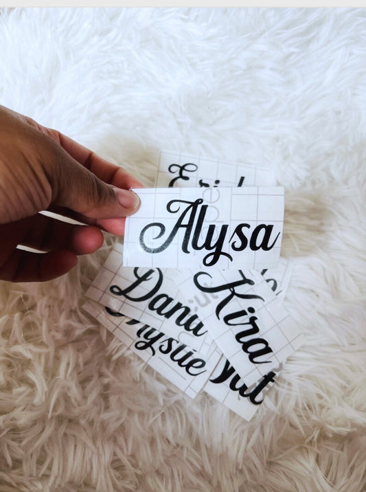 Personalized Name Sticker – Custom Stickers for Laptops, Water Bottles & More