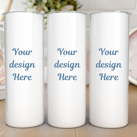 Personalized Custom Stainless Steel Drinking Tumbler 20oz– Unique Gift Idea