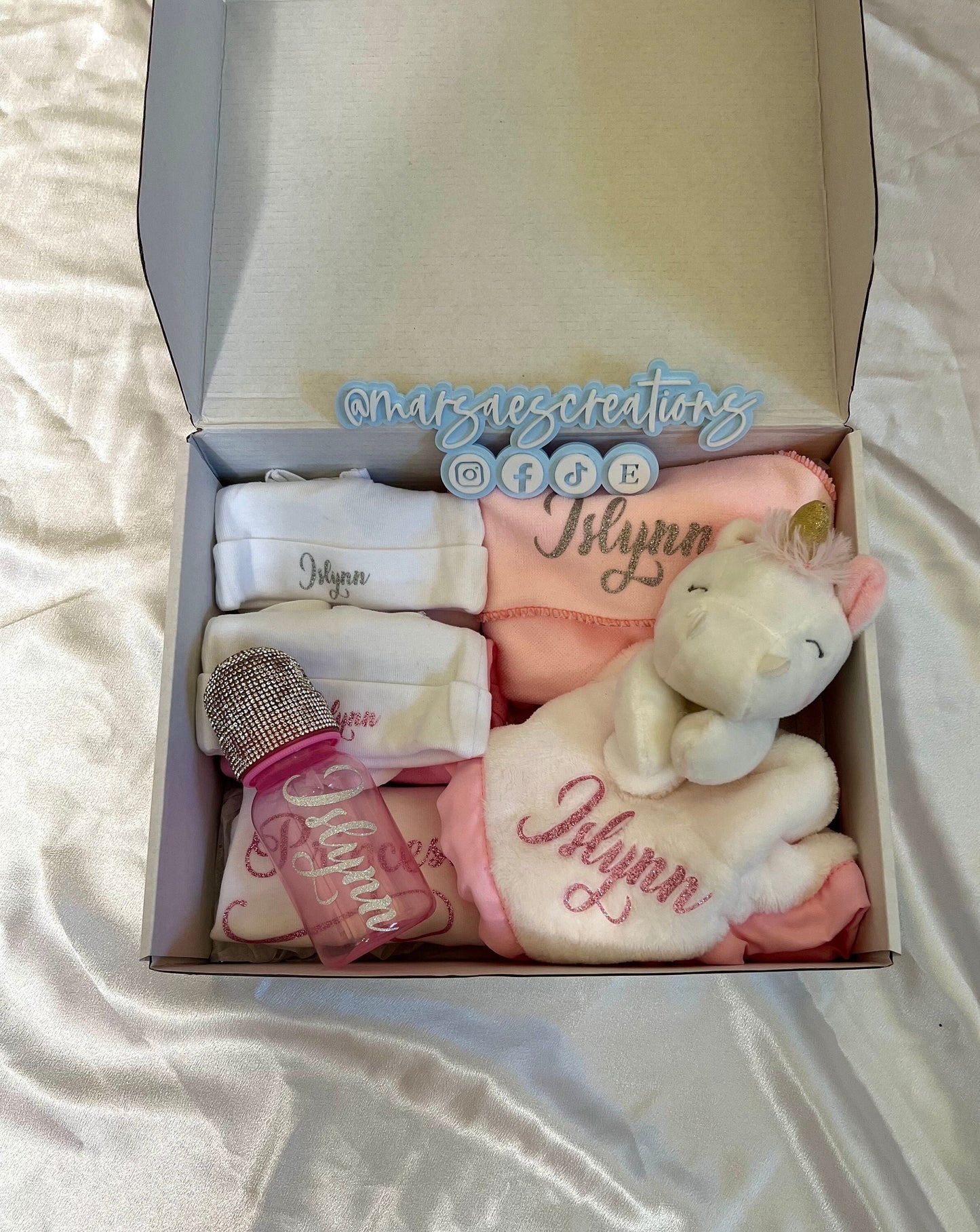 Personalized Custom  Babyshower Gift Box Sets